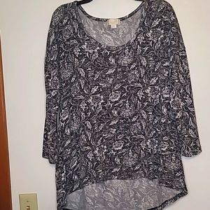 Angels Black & white sweater L